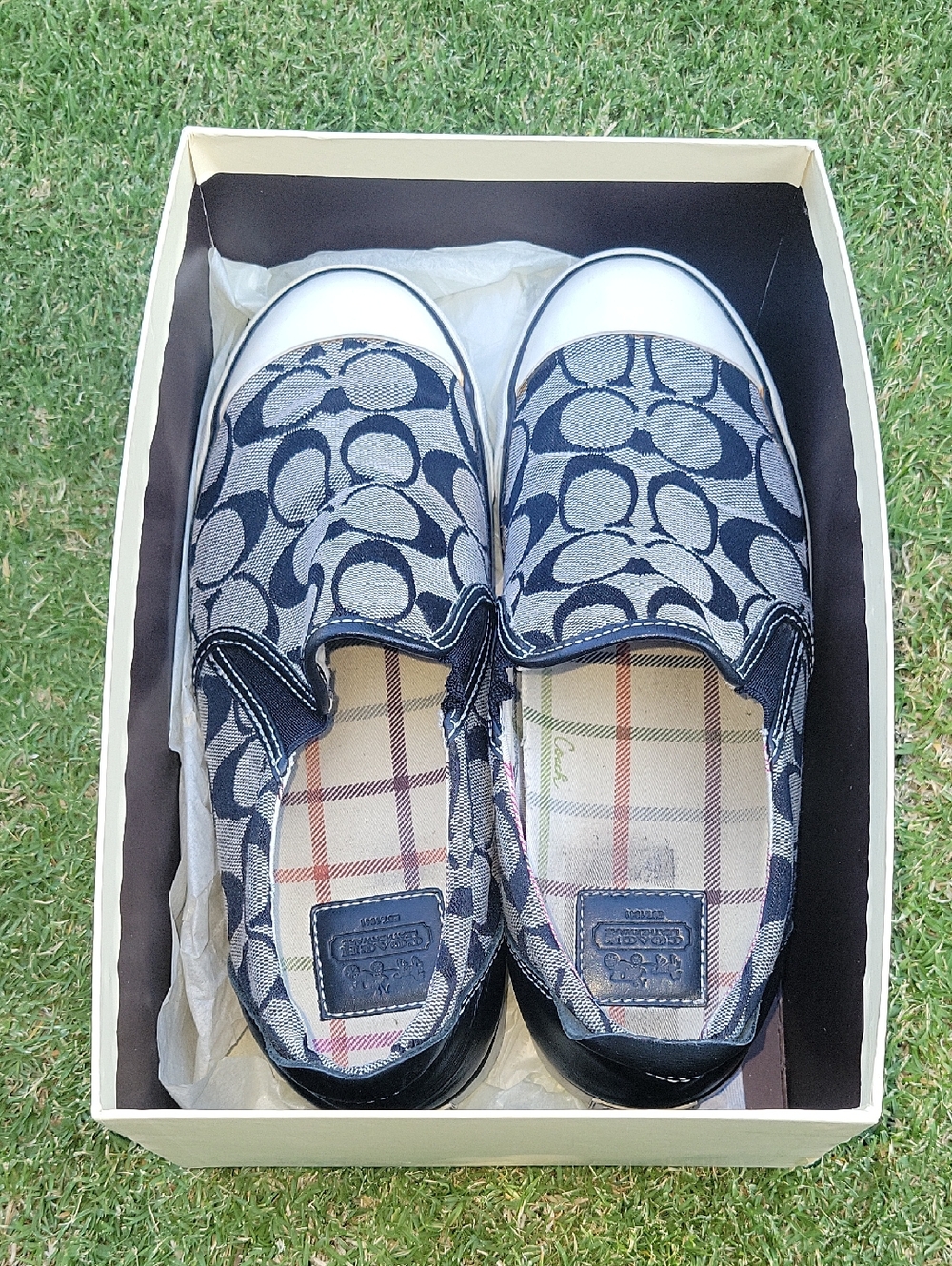 Coach Signature Slip-On Sneakers